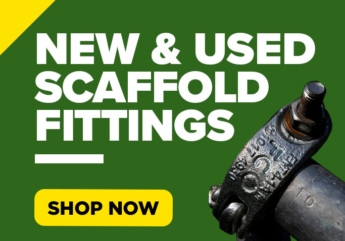New & Used Scaffold Fittings Banner - WCT Scaffold Supplies