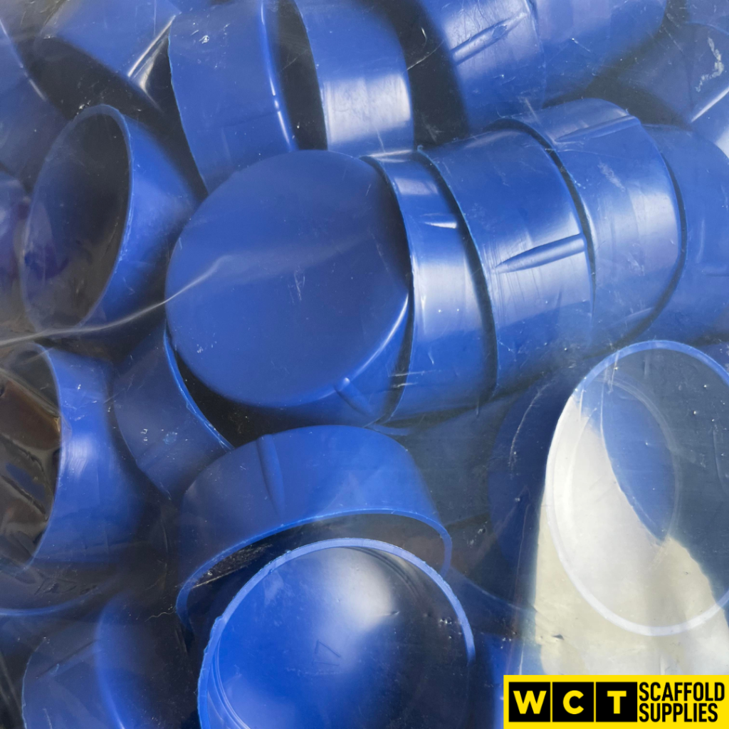 Blue Tube End Caps WCT Scaffold