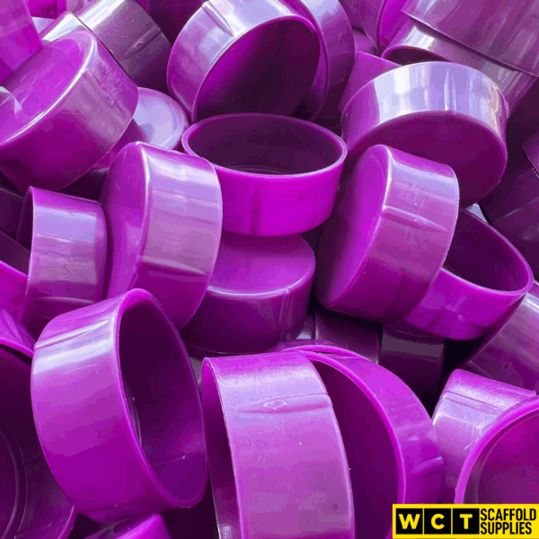 Purple Tube End Caps (Bag of 200)
