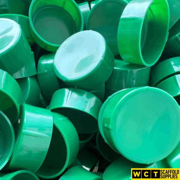 Green Tube End Caps (Bag of 200)