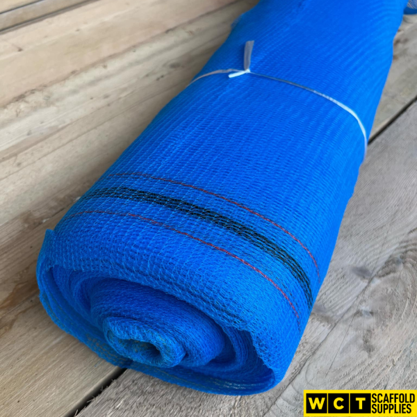 Blue Fire Retardant Debris Netting 2m x 50m