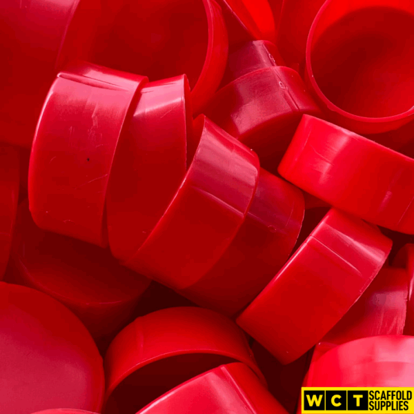Red Tube End Caps (Bag of 200)