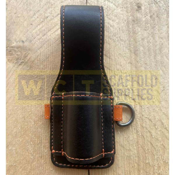 Black Leather Single Tool Holder
