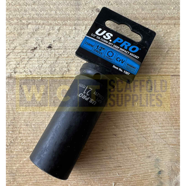 US. PRO 21mm Deep Impact Socket – 1/2"