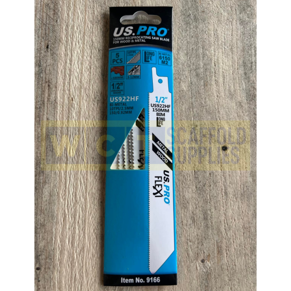 150mm Reciprocating Saw Blades for Wood & Metal