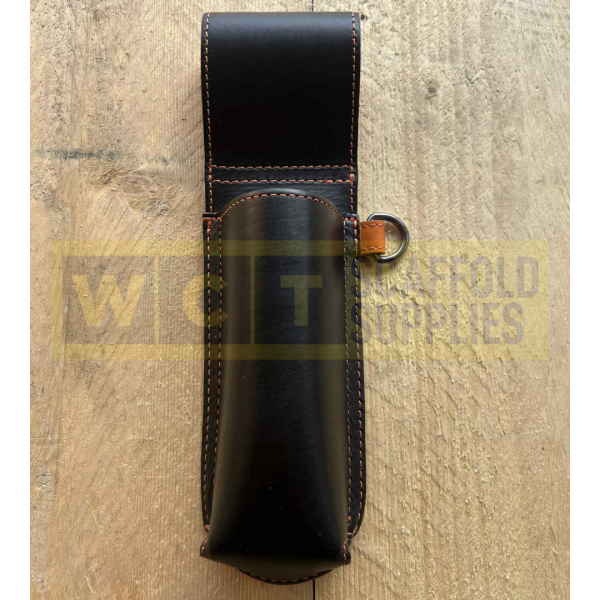 Black Leather Spirit Level Holder
