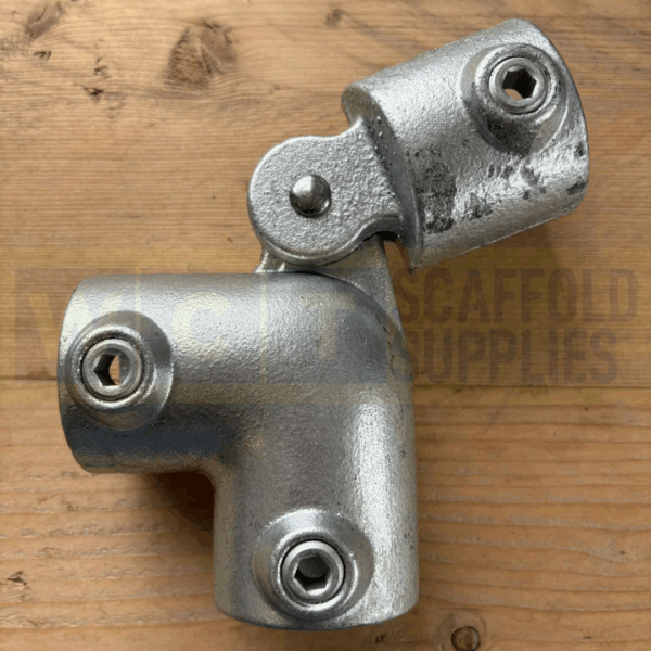 New Key Clamp 90° Elbow with Swivel Socket - 48.3mm