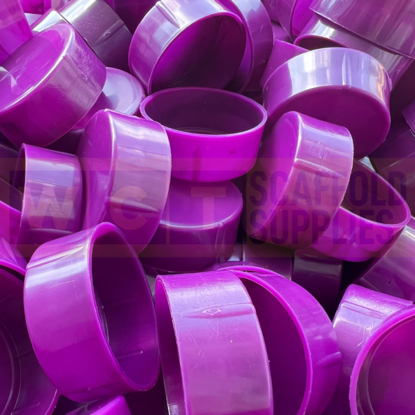 Purple Tube End Caps (Bag of 200)