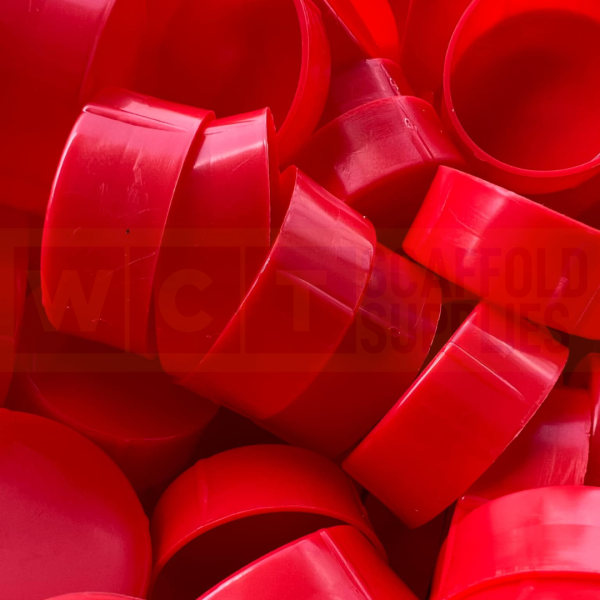 Red Tube End Caps (Bag of 200)