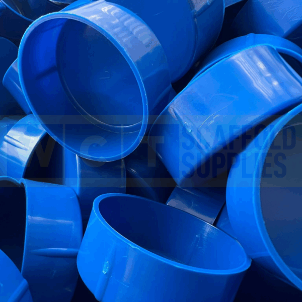 Blue Tube End Caps (Bag of 200)