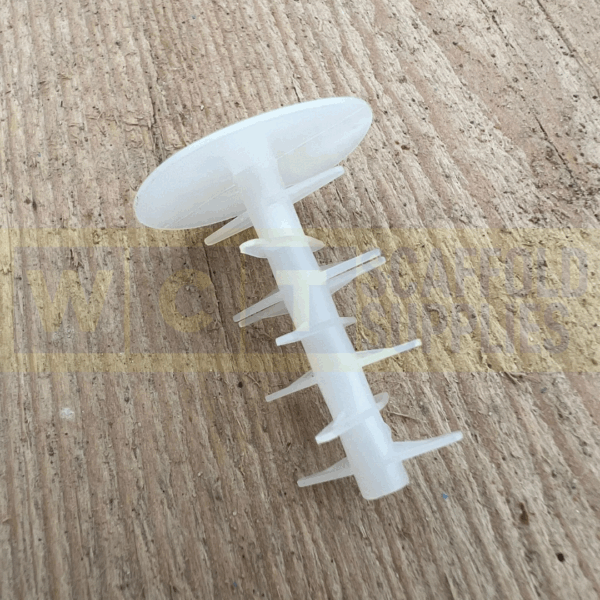 White Cover Cap for Eyebolt Holes (Box of 25)